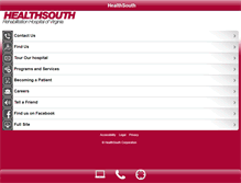 Tablet Screenshot of healthsouthrichmond.com